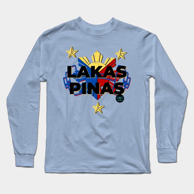 Lakas Pinas Long Sleeve T-Shirt by RKaye Moves Daily